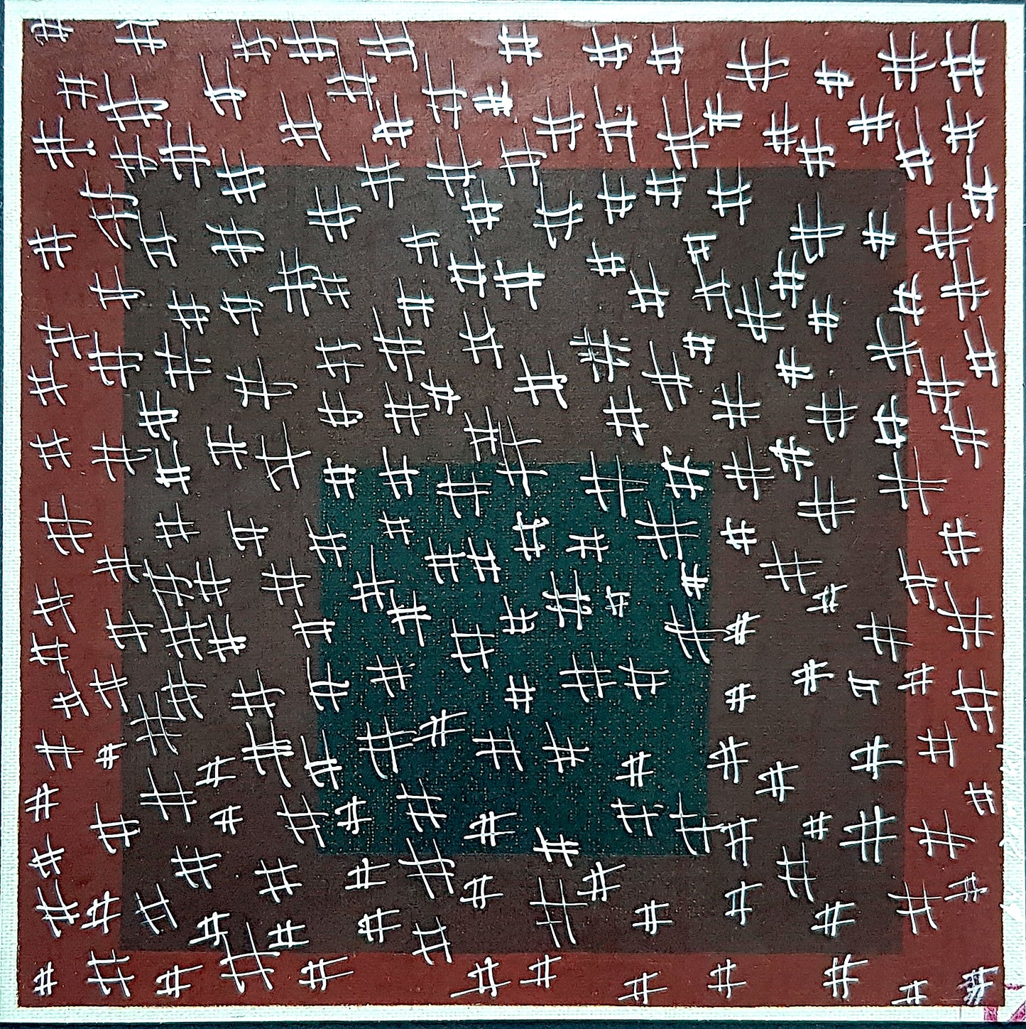 #ALB1 - #Homage to the square - Joseph Albers (1969) - N° 1/1 by DomKcollage