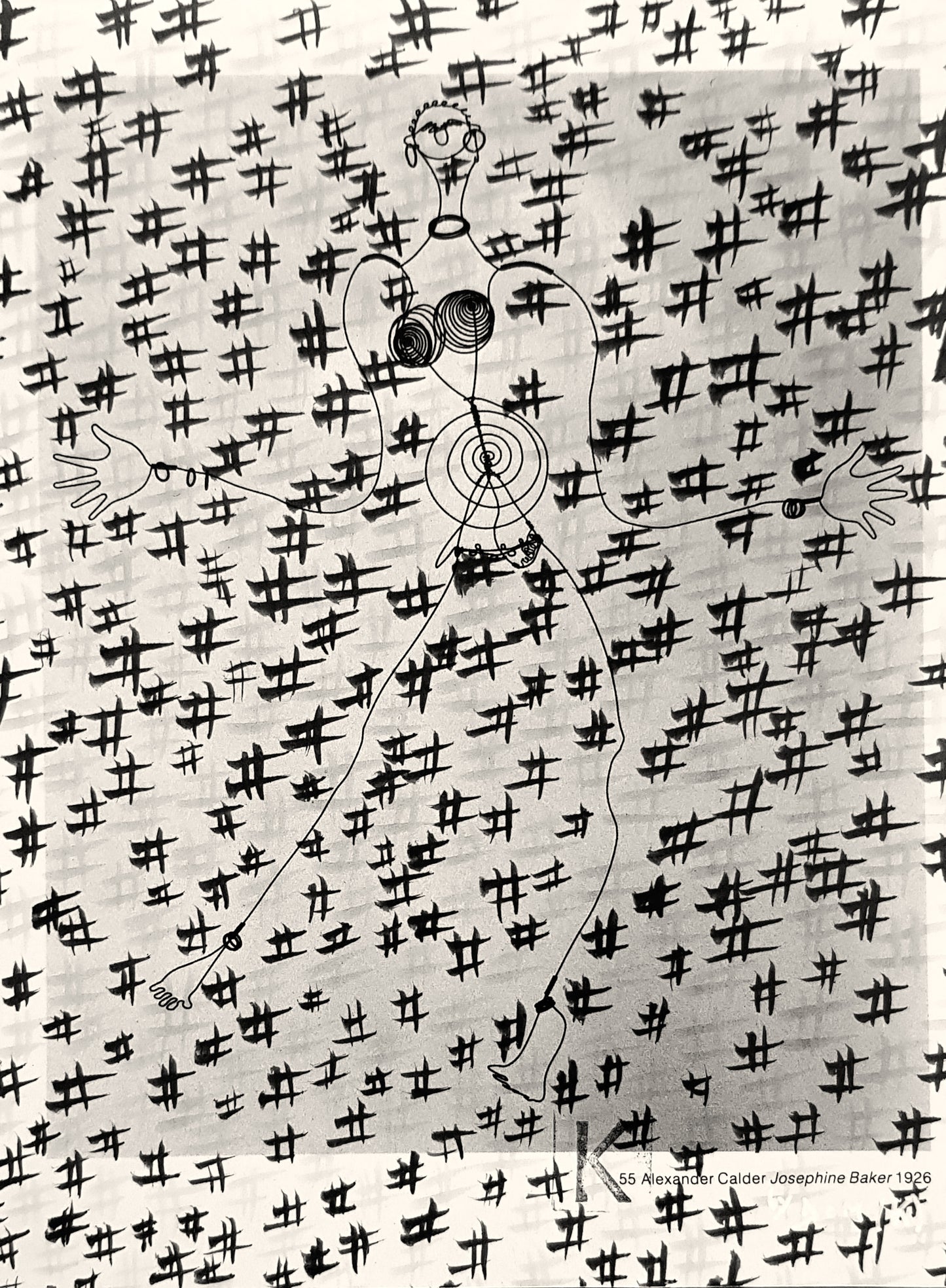 #CAL1 - #Josephine Baker - Alexander Calder (1926) - N° 1/1 by DomKcollage