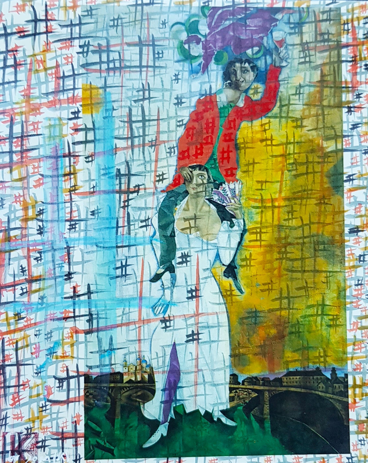 #CHAG1 - #Songe d'une nuit d'été - Marc Chagall (1939) - N° 1/1 by DomKcollage