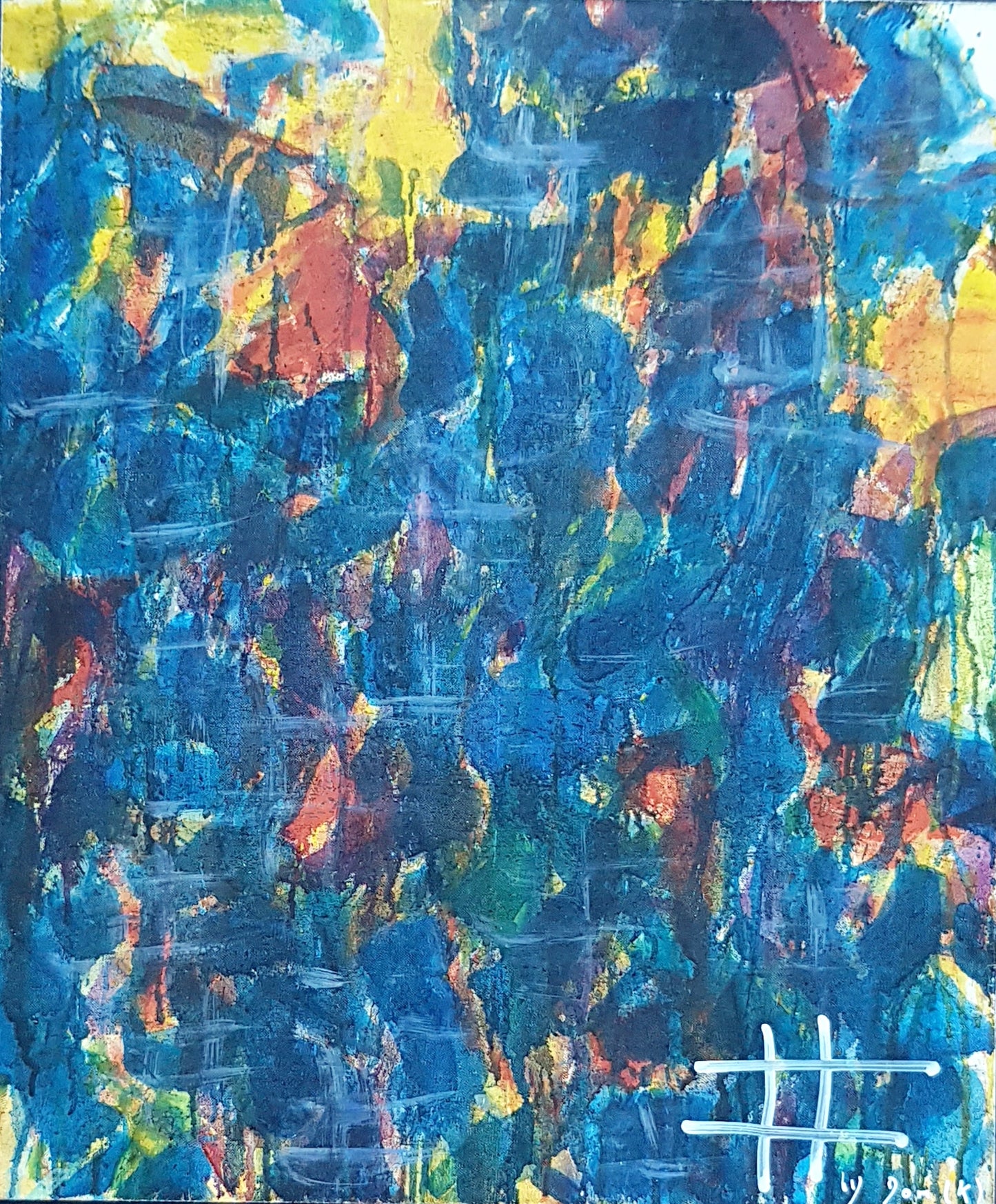 #FRAN1 - #Untitled - Sam Francis (1954) - N° 1/1 by DomKcollage