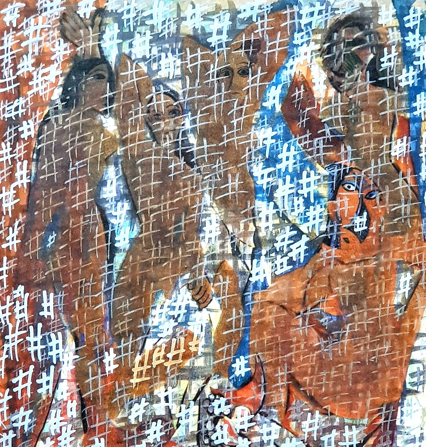 #PICA12 - #Les demoiselles d'Avignon - Pablo Ruiz Picasso (1907) - N° 1/1 by DomKcollage