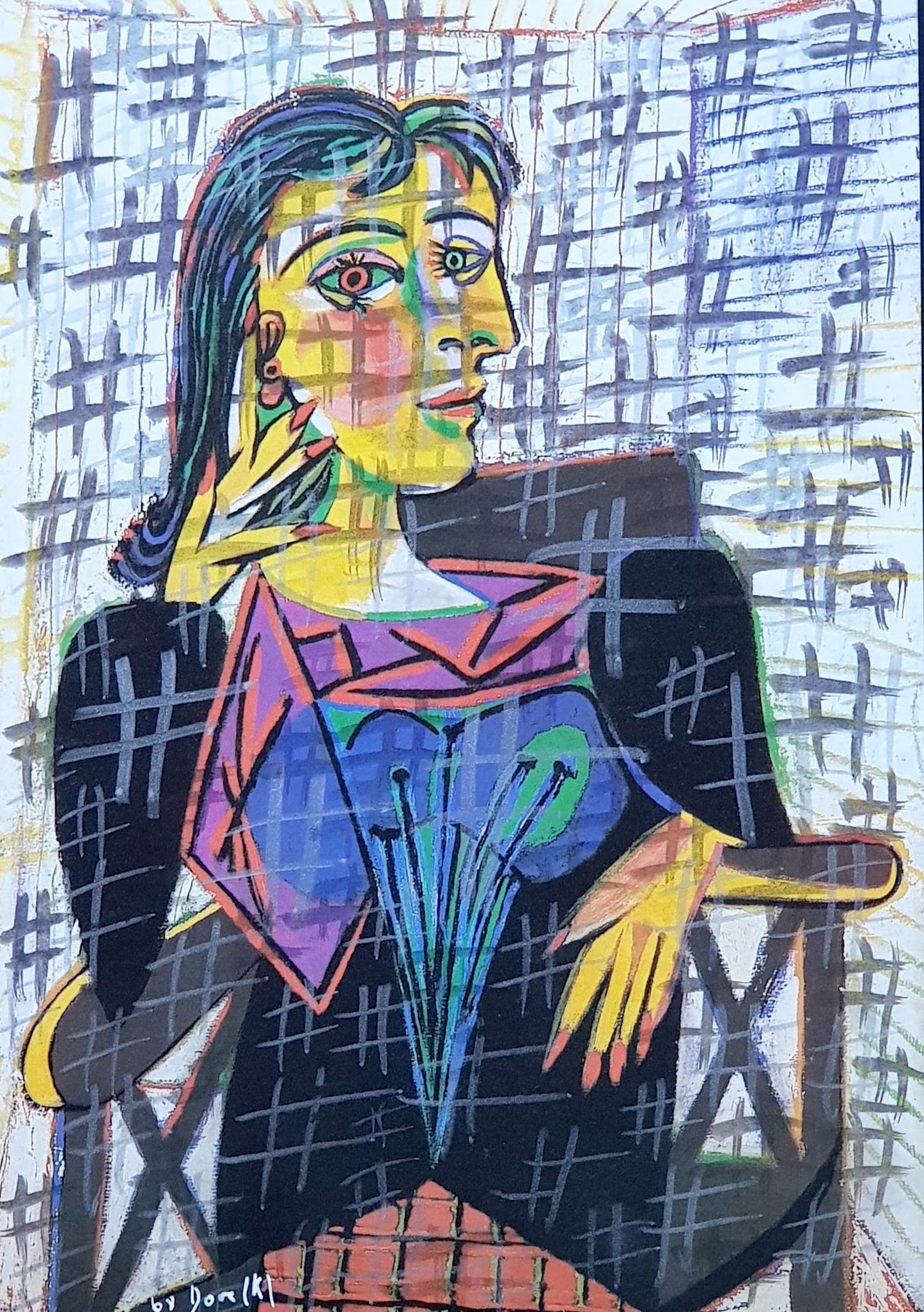 #PICA17 - #Portrait de Dora Maar - Pablo Ruiz Picasso (1937) - N° 1/1 by DomKcollage