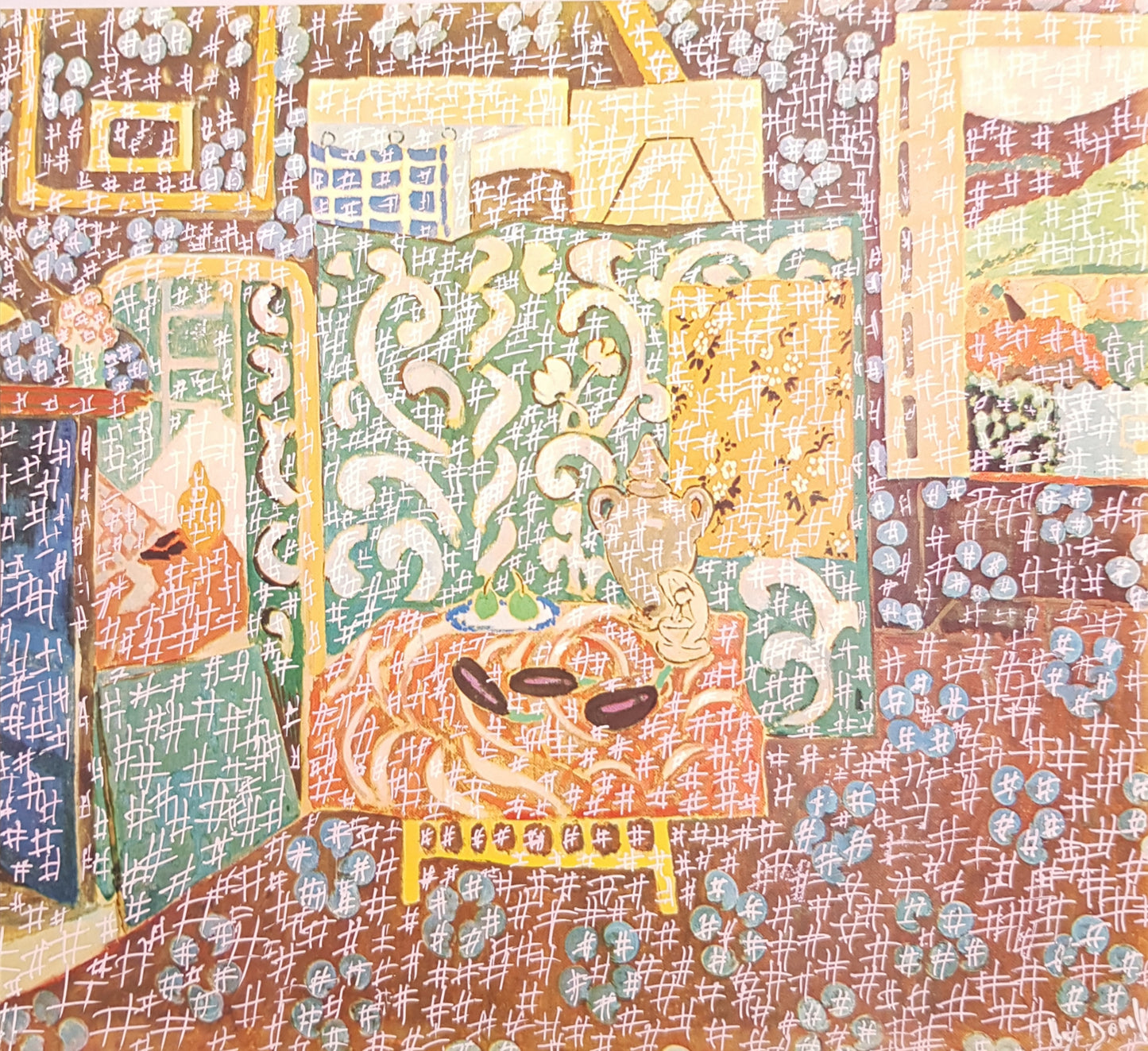#MATIS8 - #Nature morte aux aubergines - H. Matisse (1911-1912) - N° 1/1 by DomKcollage