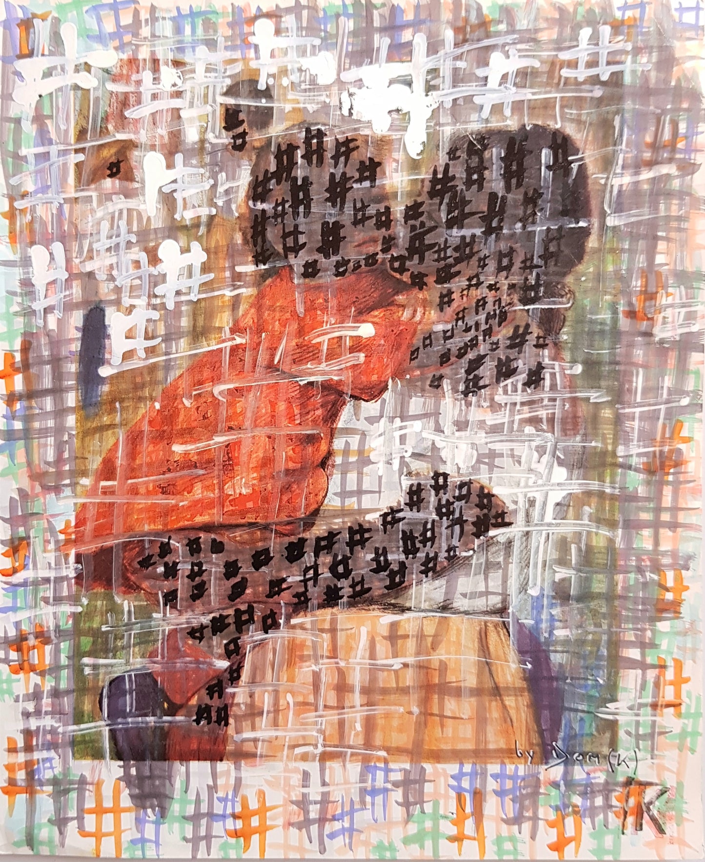 #REN8 - #La blanchisseuse et son enfant - Auguste Renoir (1886) - N° 1/1 by DomKcollage