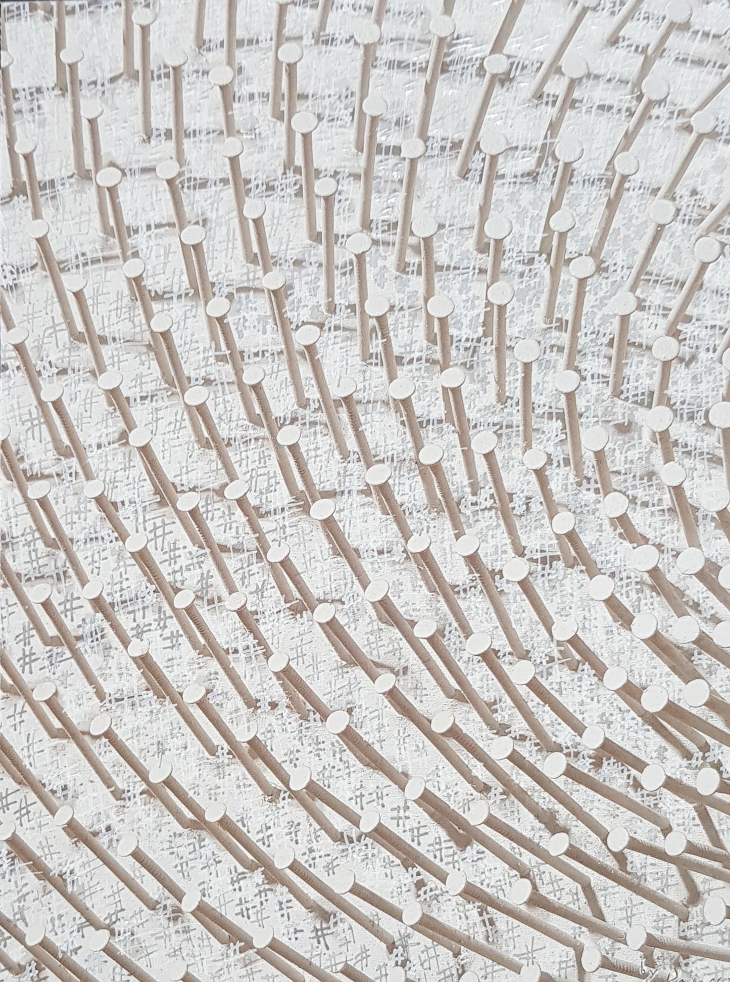 #UECK1 - #Spirale (close-up) - Gunther Uecker (1968) - N° 1/1 by DomKcollage