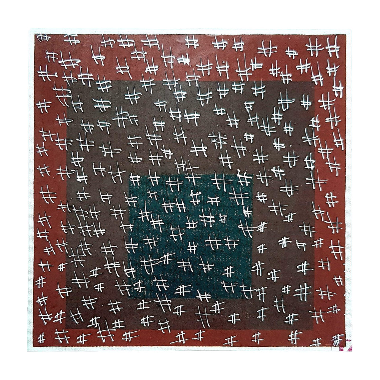 #ALB1 - #Homage to the square - Joseph Albers (1969) - N° 1/1 by DomKcollage