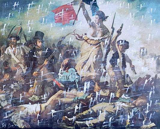 #DEL1 - #La liberté guidant le peuple - Delacroix (1830) - N° 1/1 by DomKcollage