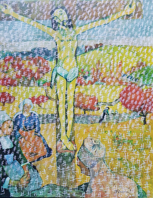 #GAUG3 - #Le Christ jaune - Paul Gauguin (1889) - N° 1/1 by DomKcollage