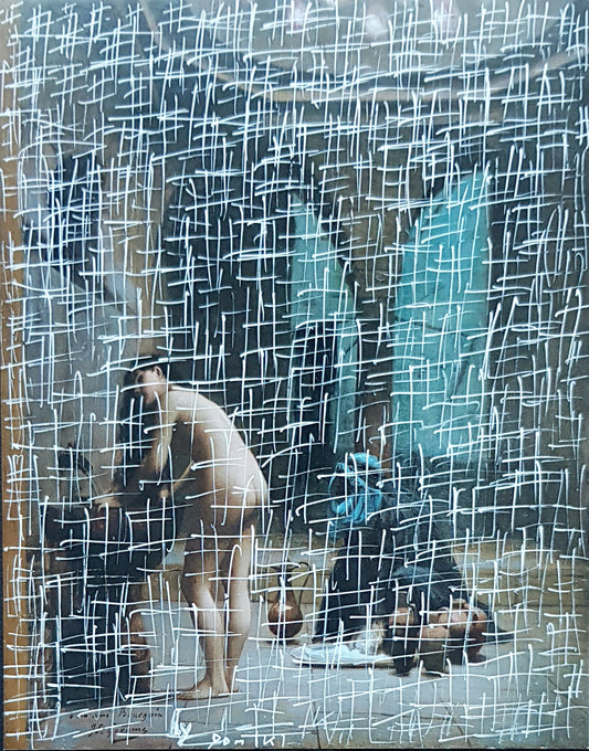 #GERO1-2 - #Le bain maure - Jean-Léon Gérôme (1874-1877) - N° 1/1 by DomKcollage