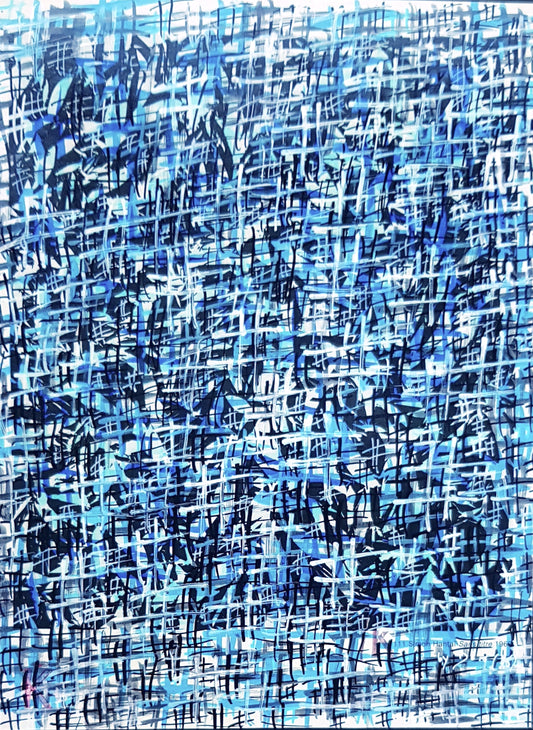#HAN1 - #Sans titre - Simon Hantai (1960) - N° 1/1 by DomKcollage