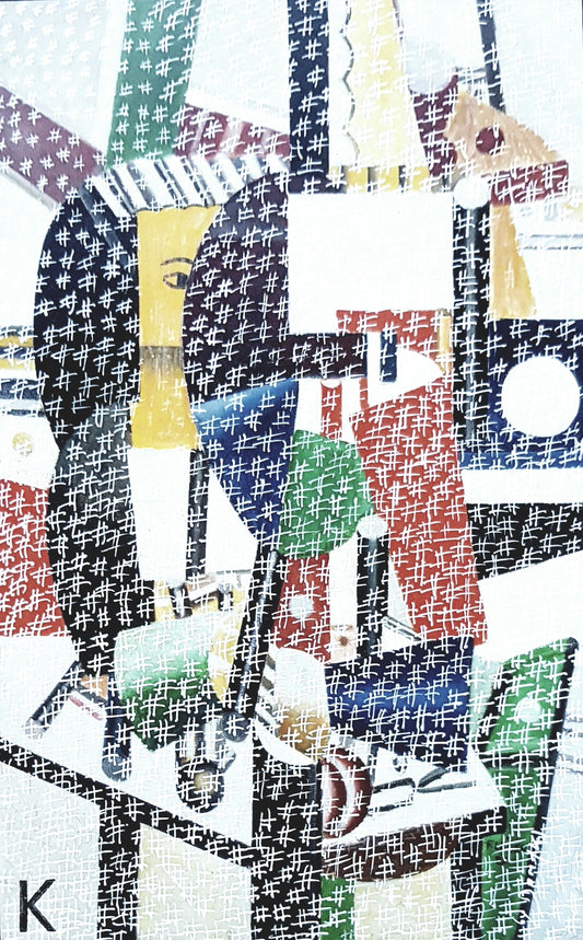 #LEG1 - #Femme au miroir - Fernand Léger (1920) - N° 1/1 by DomKcollage
