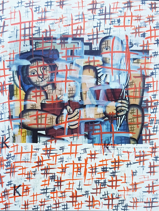 #LEG3 - #La lecture - Fernand Léger (1924) - N° 1/1 by DomKcollage