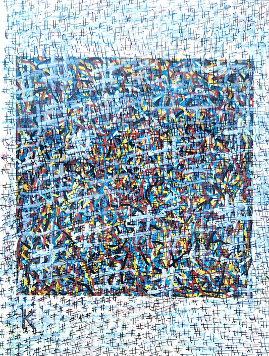 #LEWI1 - #Brushstokes - Sol LeWitt (1996) - N° 1/1 by DomKcollage