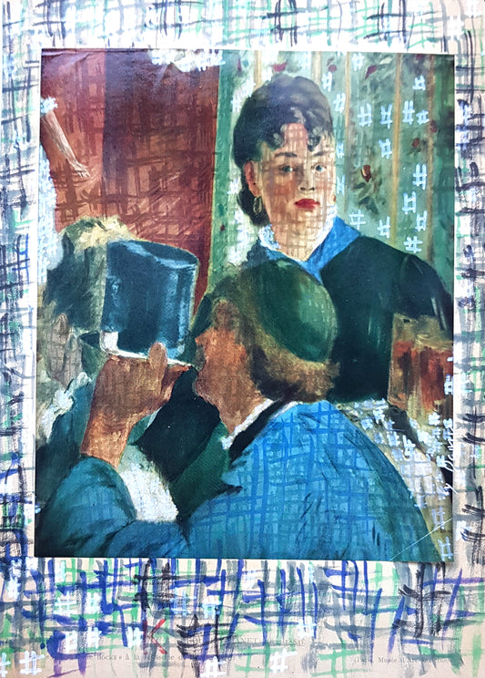 #MAN2 - #La serveuse de bocks - Edouard Manet (1879) - N° 1/1 By DomKcollage