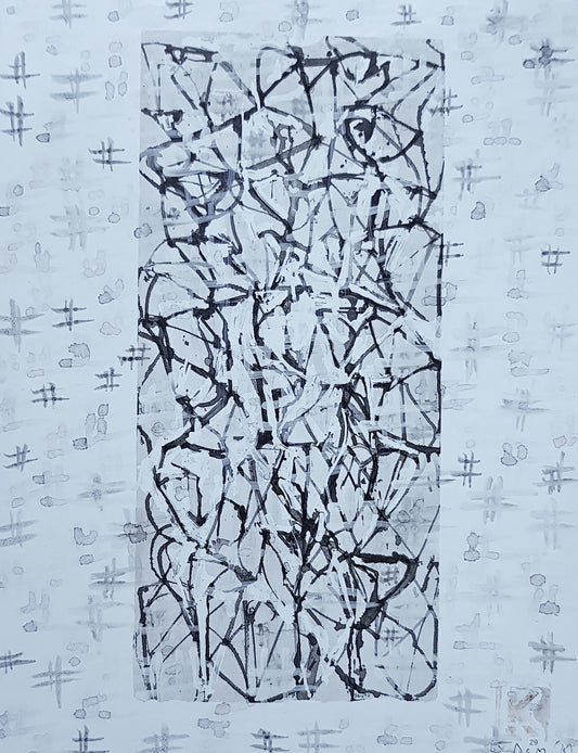 #MARD1- #Couplet painting study II - Brice Marden (1987-88) - N° 1/1 by DomKcollage