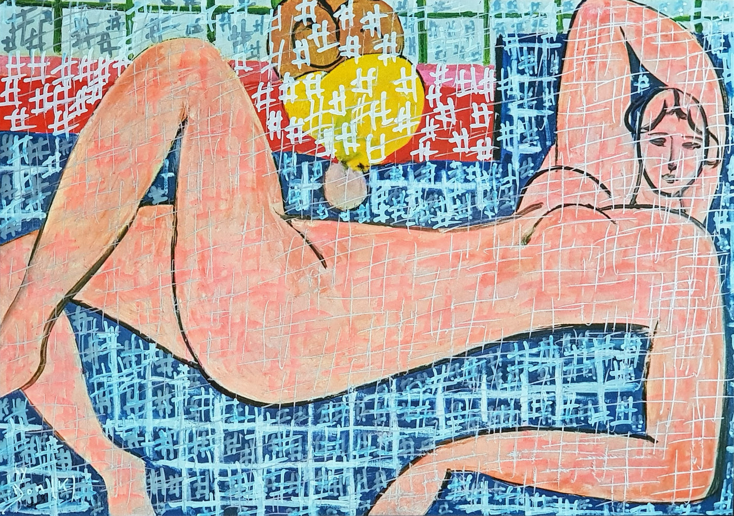 #MATIS12 - #Nu rose - H. Matisse (1935) - N° 1/1 by DomKcollage