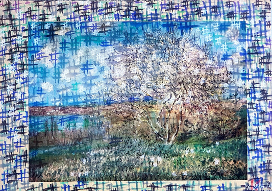 #MON1 - #Le printemps - Claude Monet (1880) - N° 1/1 by DomKcollage