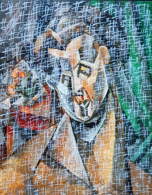#PICA15 - #Femme aux poires (Fernande) - Pablo Ruiz Picasso (1909) - N° 1/1 by DomKcollage