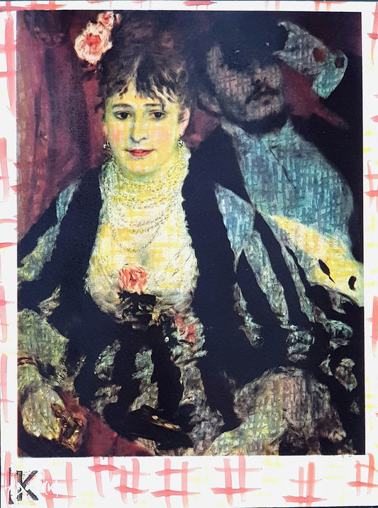 #REN3 - #La loge - Auguste Renoir (1874) - N° 1/1 by DomKcollage
