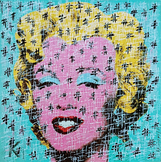 #WARH3 - #Marilyn (série en négatif) - Andy Warhol (1976 - 1986) - N° 1/1 by DomKcollage