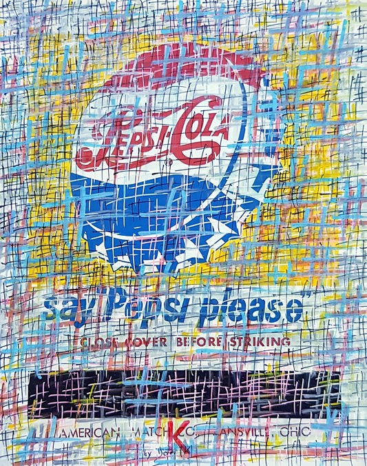 #WARH6 - #Refermer avant d'allumer (Pepsi Cola) - Andy Warhol (1962) - N° 1/1 by DomKcollage