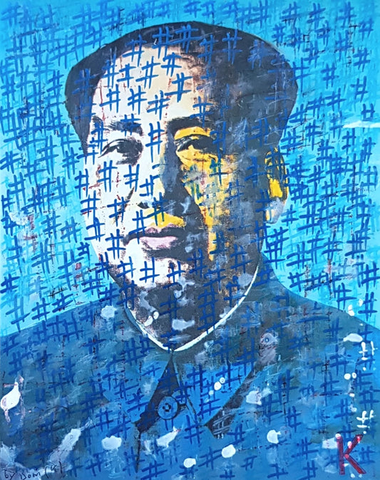 #WARH7 - #Mao - Andy Warhol (1972) - N° 1/1 by DomKcollage