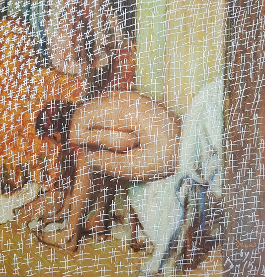 #DEGA2 - #Le bain, femme s'essuyant les pieds - Degas (c. 1906) - N° 1/1 by DomKcollage
