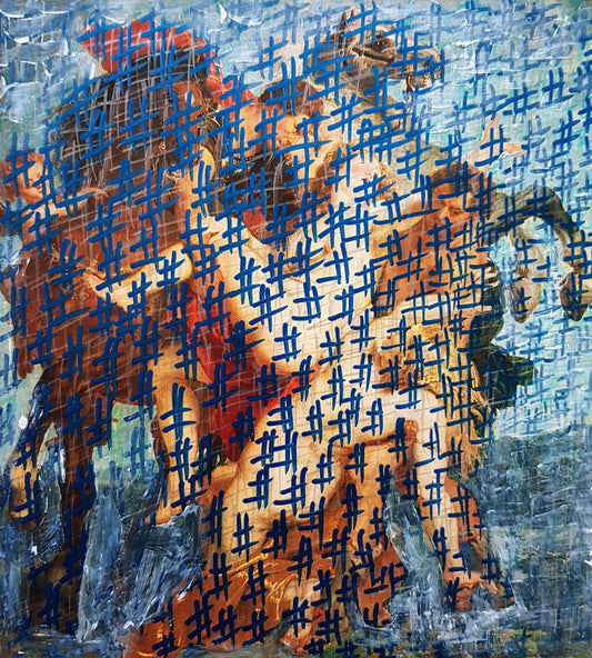 #RUB1 - #L'enlèvement des filles de Leucippe - Rubens (1617) - N° 1/1 by DomKcollage