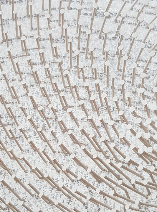 #UECK1 - #Spirale (close-up) - Gunther Uecker (1968) - N° 1/1 by DomKcollage