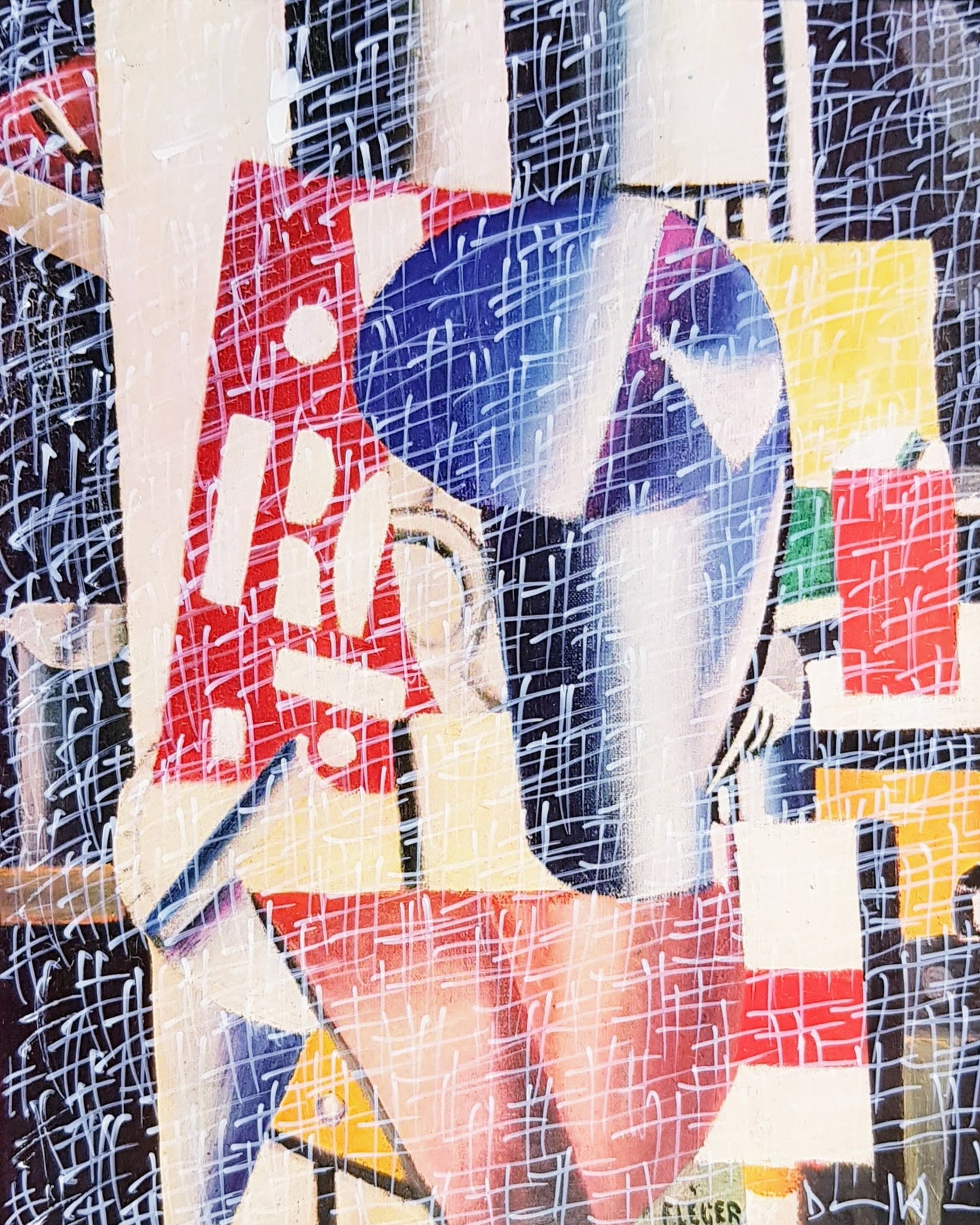 #LEG5 - #Typographie - Fernand Léger (1919) - N° 1/1 by DomKcollage