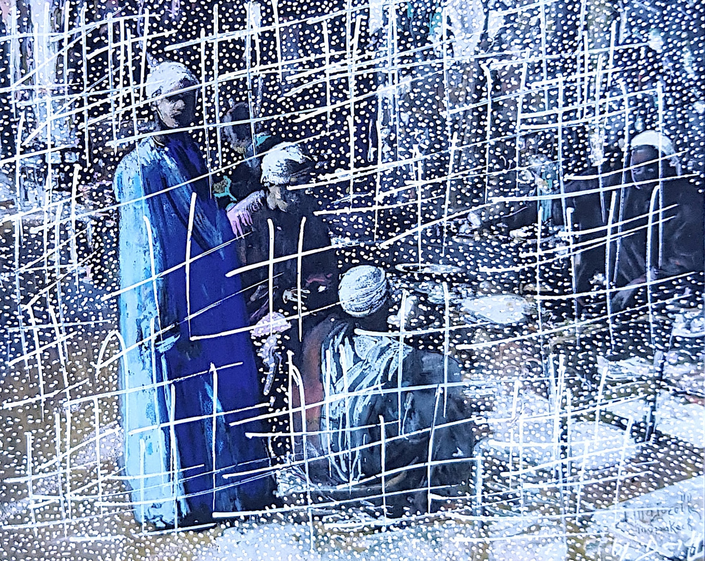 #MAJO2 - #Le souk à Marrackech - Jacques Majorelle (c. 1945_1952) N° 1/1 by DomKcollage